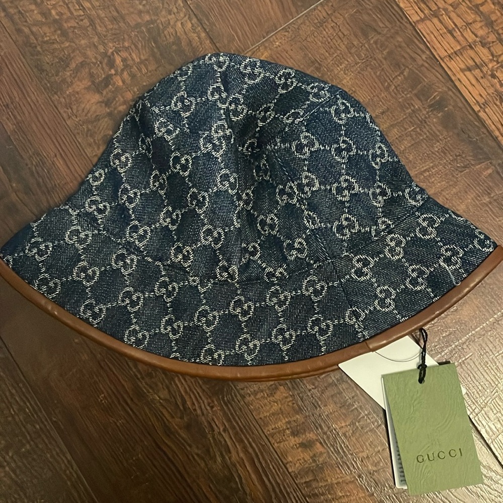 Gucci GG Bucket Hat brown/blue
